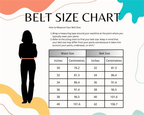 womens belts size chart - Belt Size Chart for Every Body Type: Finding the Perfect Fit.